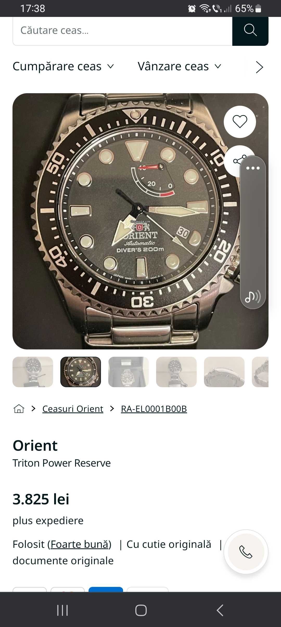 Ceas Orient Triton