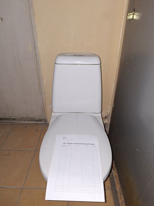 Унитаз фарфоровая