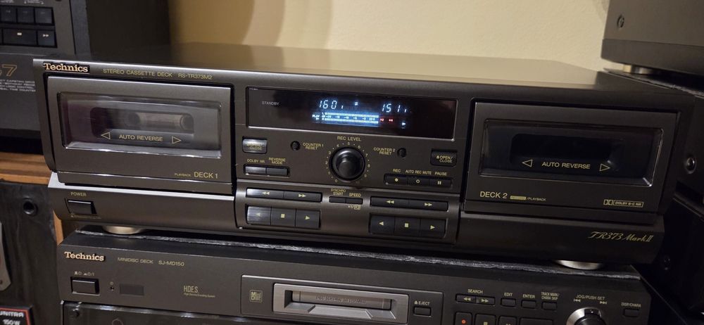 Technics RS-TR373 MK 2 stereo cassette deck,auto reverse
made i