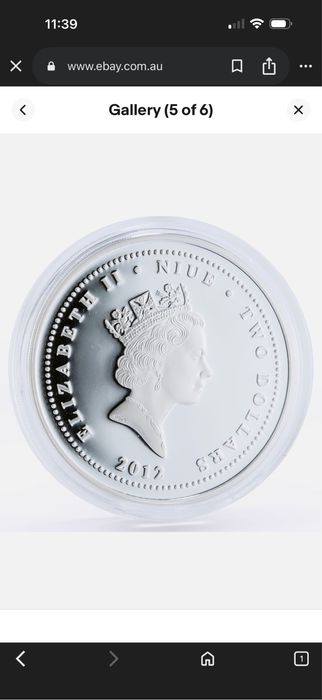 Сребърна монета 2 долара