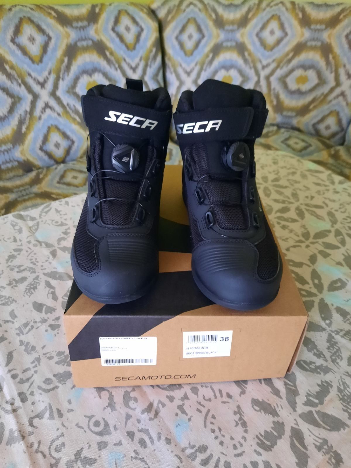 Мото боти SECA speed black