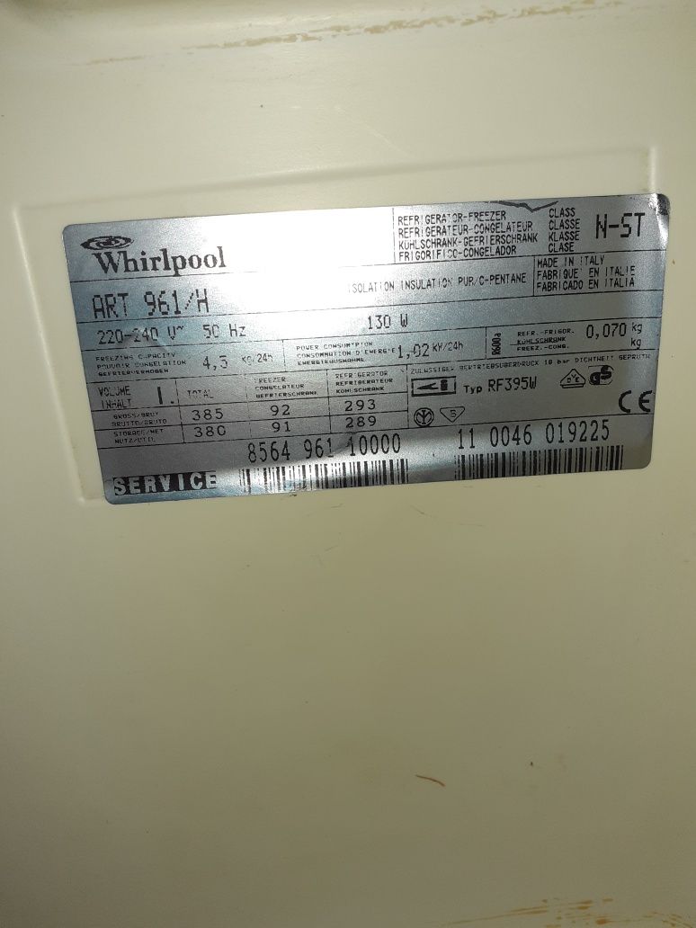 Garnitura ușă frigider Whirlpool si termostat, noi, originale