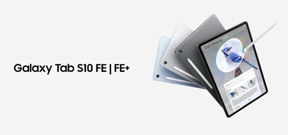 Новый модель Samsung Galaxy Tab S10 Fe and Tab S10 Fe Plus • Планшет •