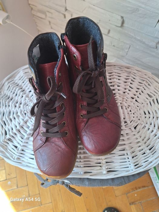 Дамски боти от естествена кожа" Remonte"