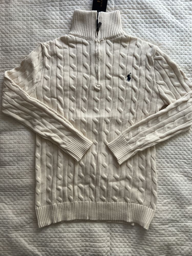 Pulover Polo Ralph Lauren Alb