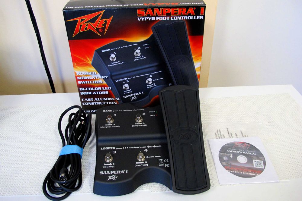 Peavey Sanpera I – Volume/Wah/Looper/Pitch  expression крачен педал