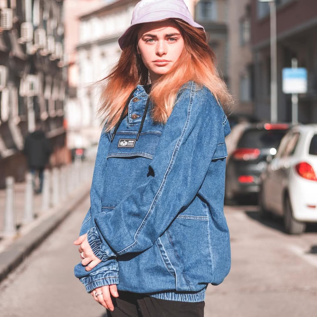 Деним худи качулка Goloka wear последна