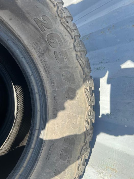 Шины размер 265/70/16