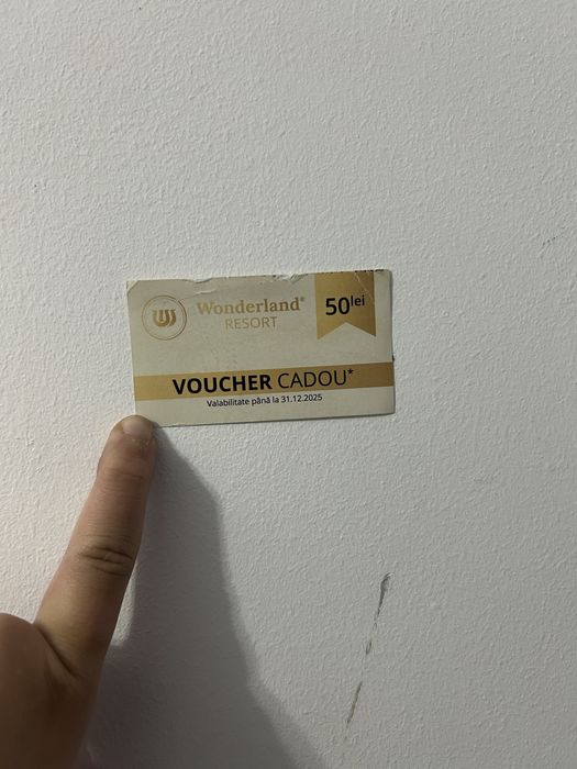 Voucher 50 lei wonderland resort cluj