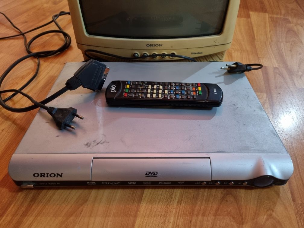 TV color Orion + telecomanda + DVD Player