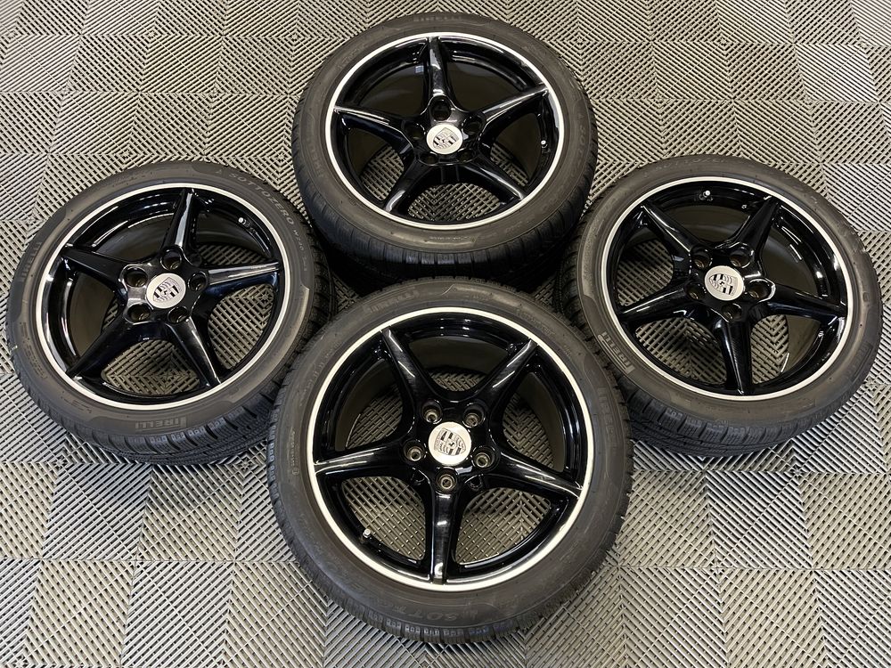 Set Jante 5X130 Originale Porsche 997 Carrera 235/40R18 cu 295/35R18