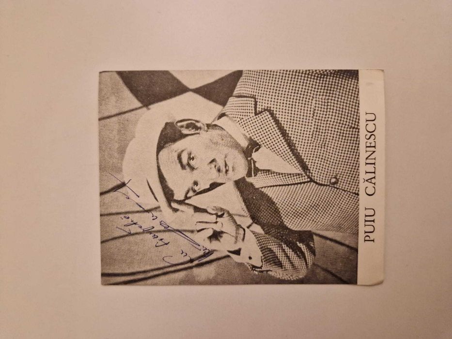 Puiu Călinescu Alexandru Calinescu Personally Signed Photo Autograf