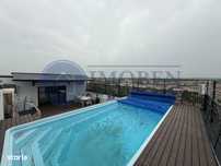 Penthouse cu piscina la etajul 11-Mobilat Lux-300mp-parcare-lift
