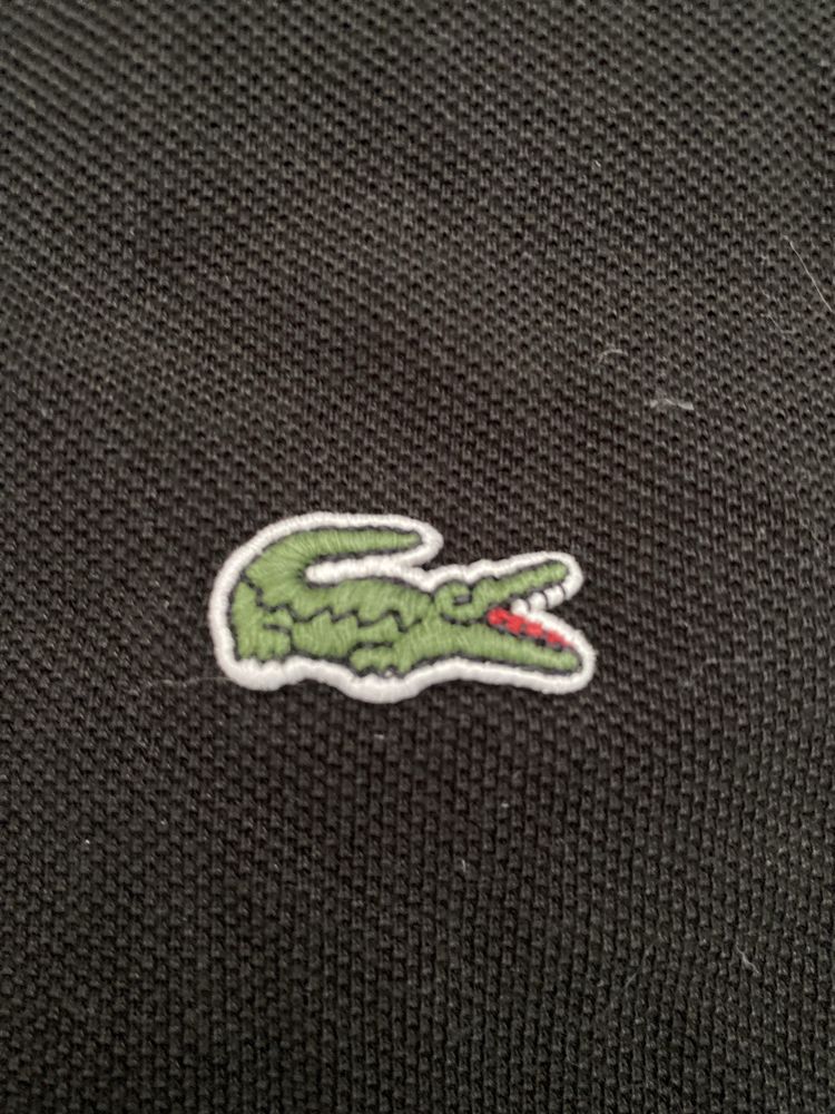 Черна тениска lacoste