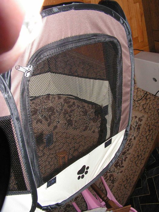 Голяма сгъваема кучешка /котешка/кошара.