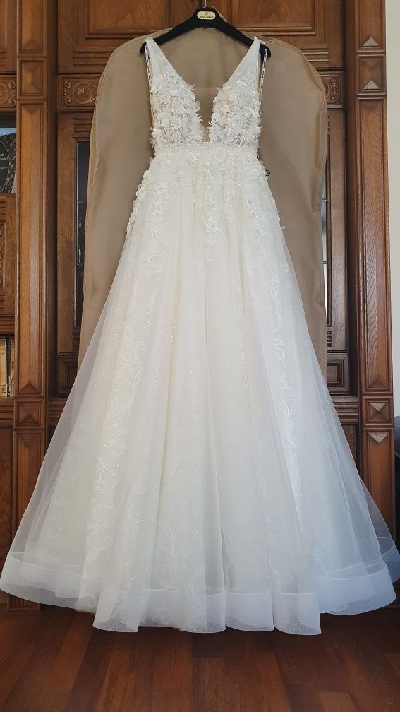 Rochie de mireasa NOUA, cu eticheta, marimea S