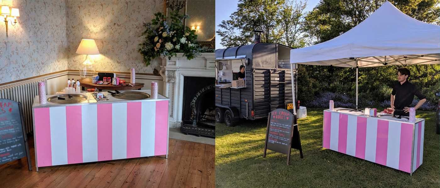 Înghețată thailandeză | Rulouri | Ice Cream bar | artizanală | gelato