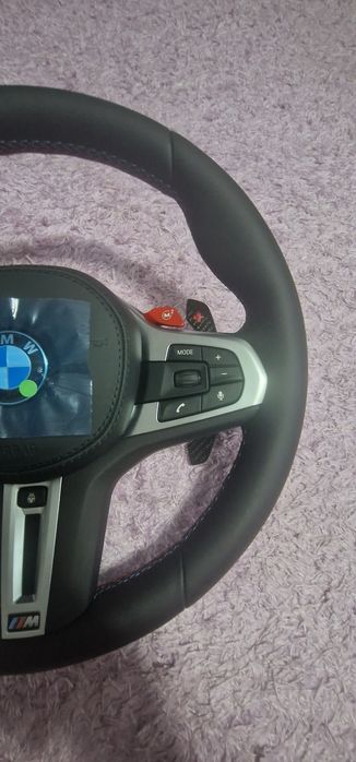 volan bmw m non facelift g30 g11 g31 g01 g02 cu padele