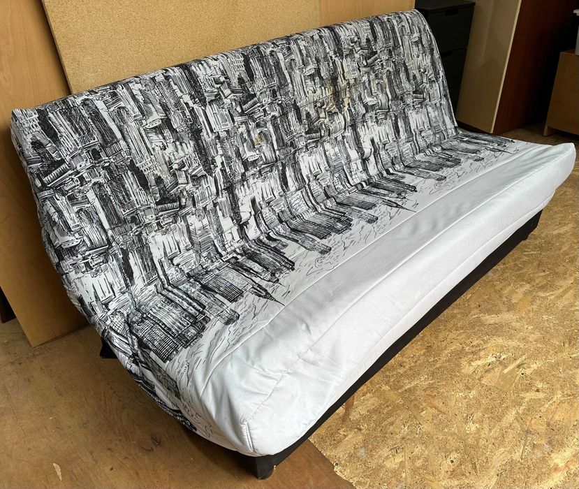 Canapea Extensibila cu Lada; Pat cu Saltea 180x115 cm