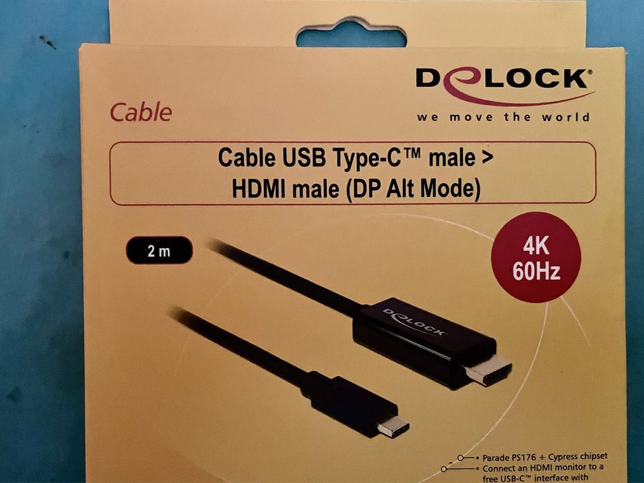 Cablu/adaptor Delock cod 85291, Hdmi tata - Usb - c  tata 4k 60 Hz