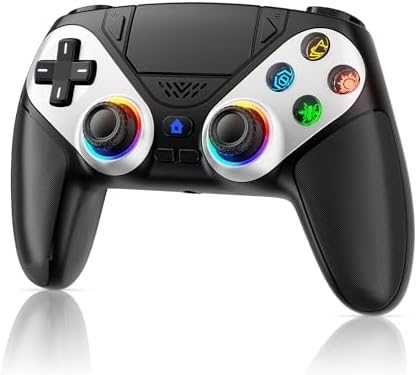 Нов RGB безжичен контролер за PS5 с макро и турбо функции Геймпад PC