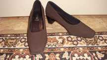 Pantofi maro cu toc mic, maro, nr 37, Ara