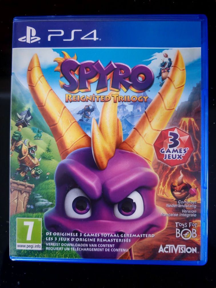 Spyro 3 в 1 игра на плойку