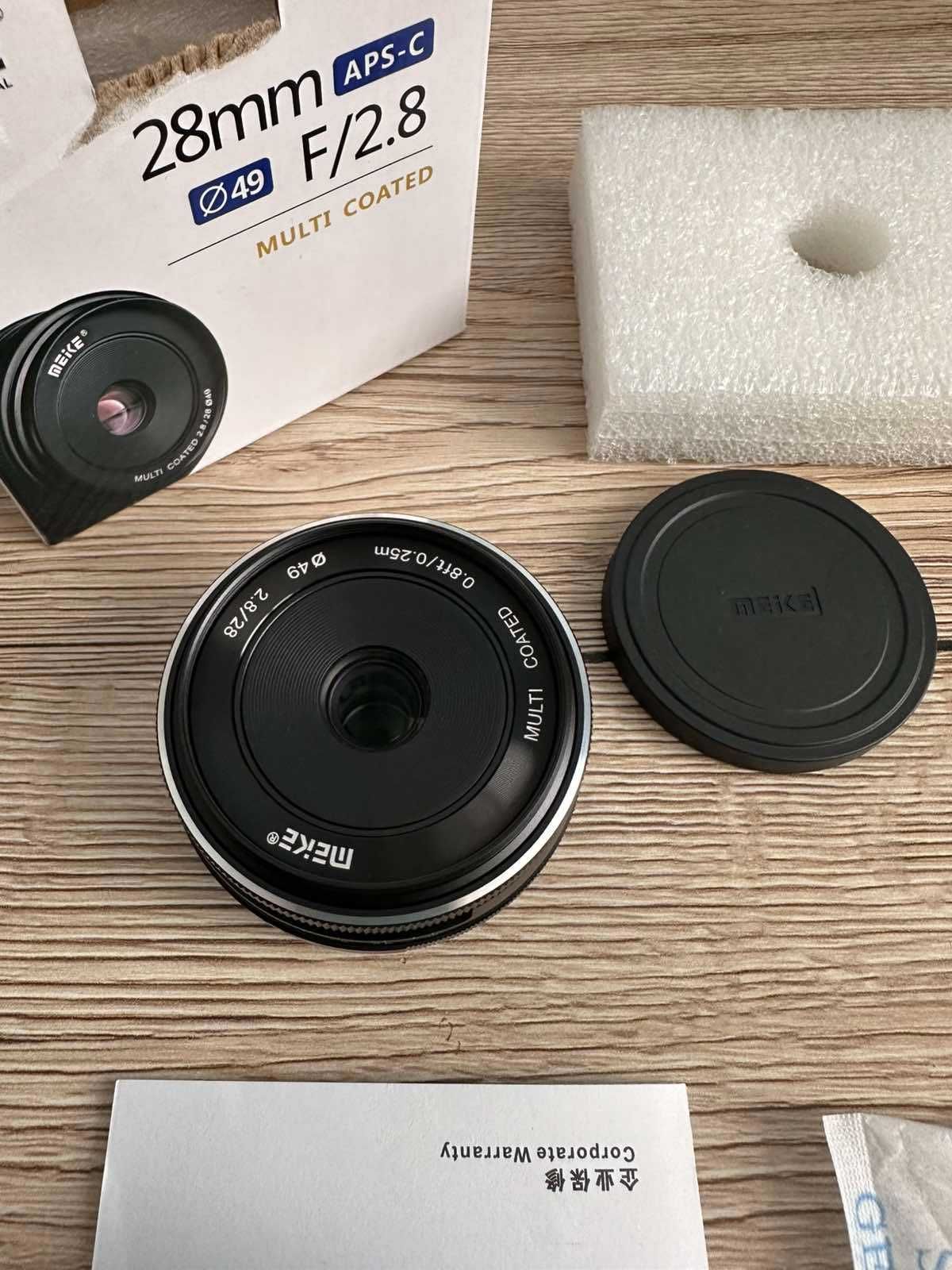 Обектив Meike 28mm F2.8 FujiFilm X-mount