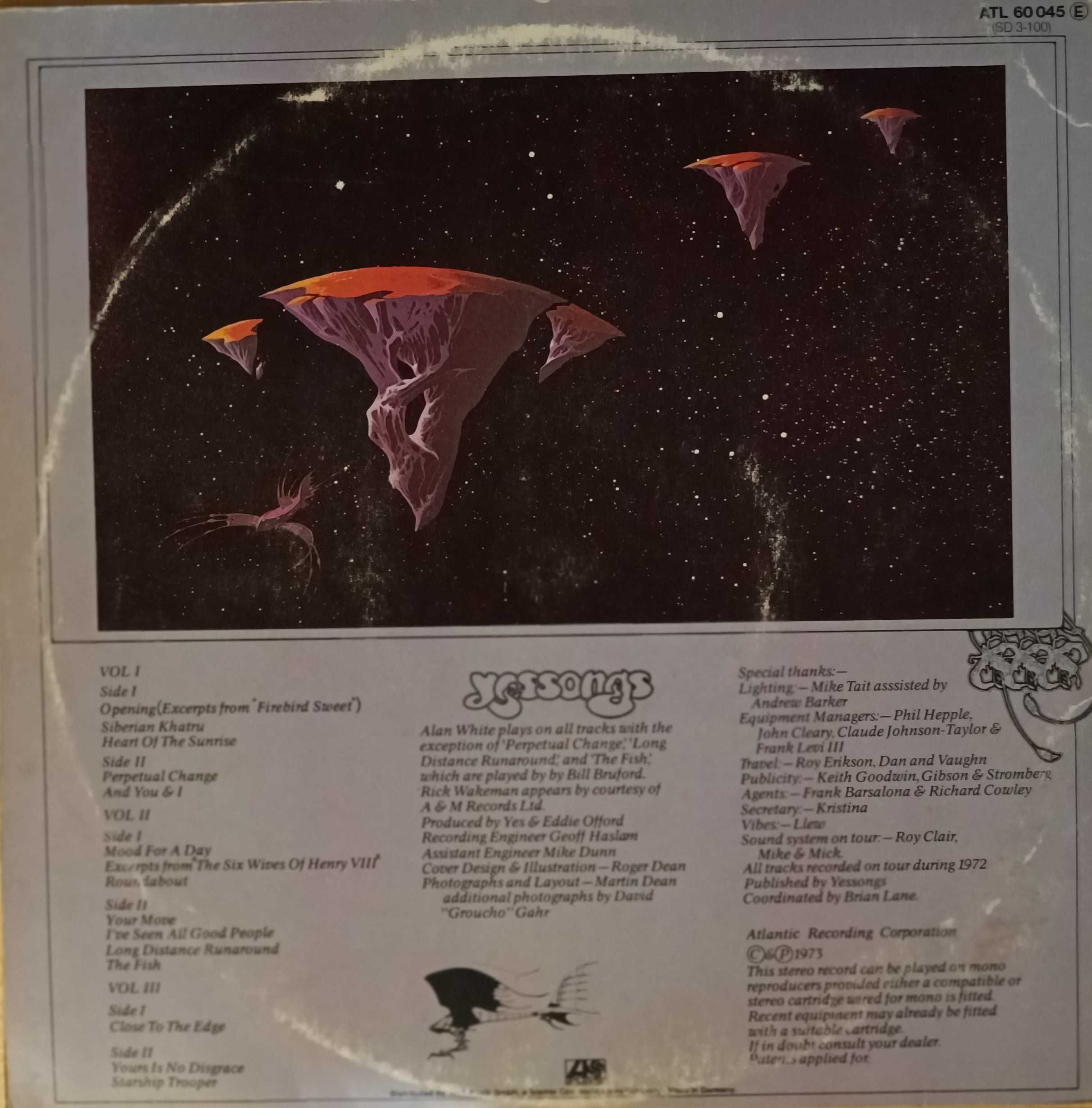 Vinil Yes - Yessongs