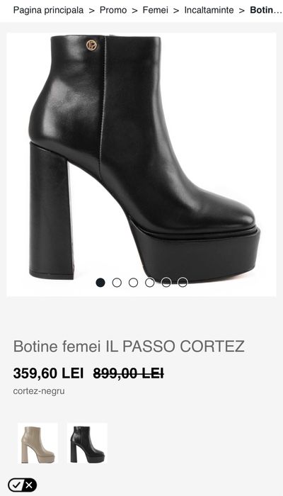 Ghete piele IL Passo