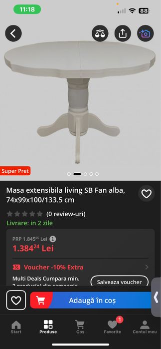 Masa extensibila