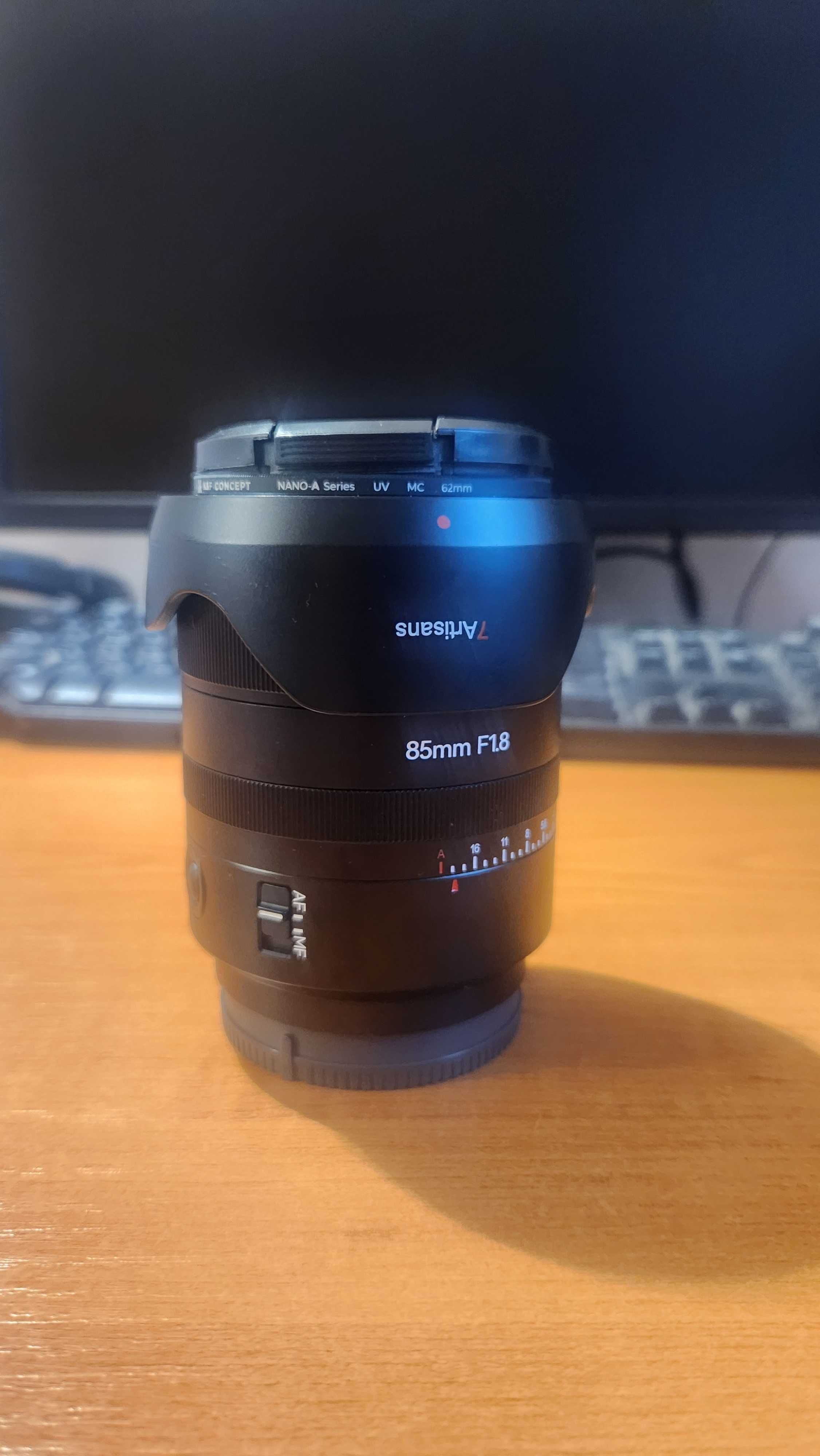 Obiectiv 7Artisans 85mm f/1.8 Sony FE in GARANTIE
