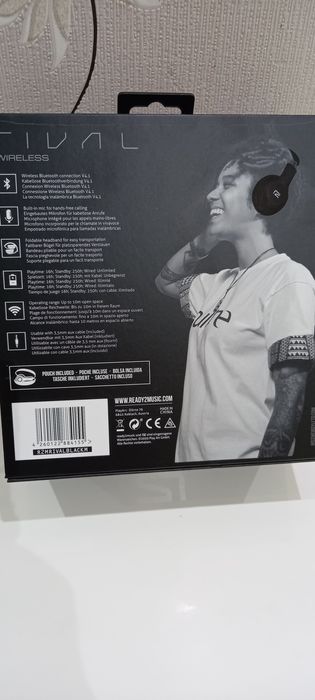 Căști R2M,Rival, negru