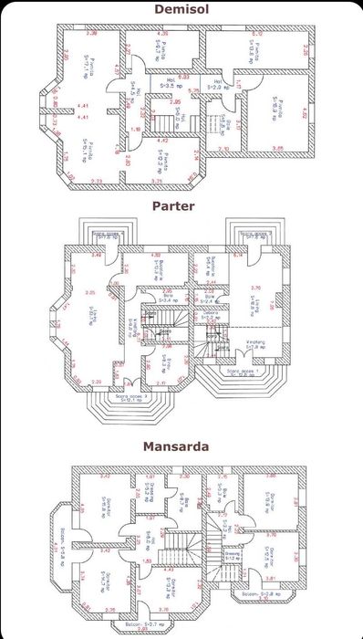 Casa 2 apt, 8 camere + 4 demisol, 308mp utili, 400m de mall Selimbar