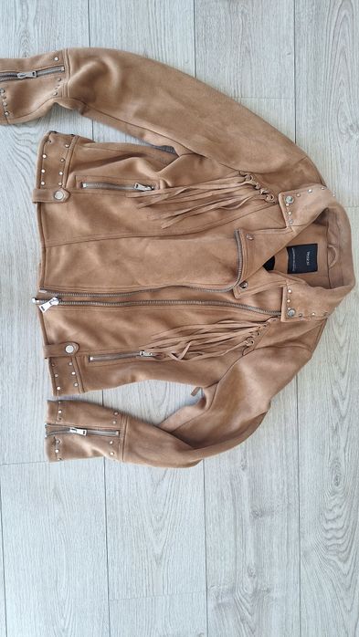 Якета естествена кожа M-L