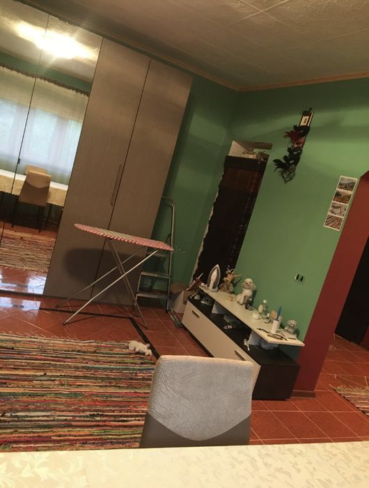 Apartament cu doua camere si dependinta pentru lemne, in curte