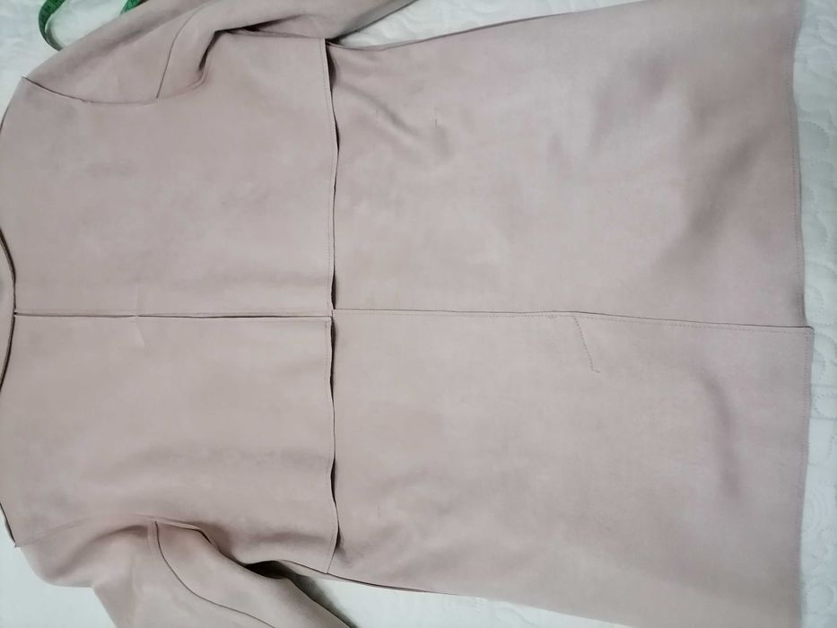 Jachetă piele întoarsă Zara