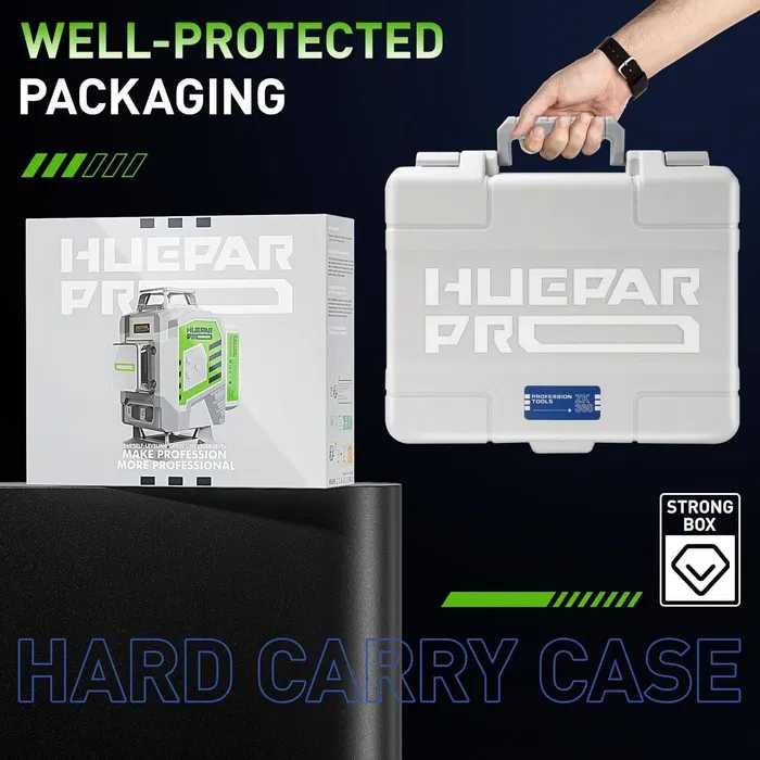 Лазерен нивелир Huepar ZK03CG