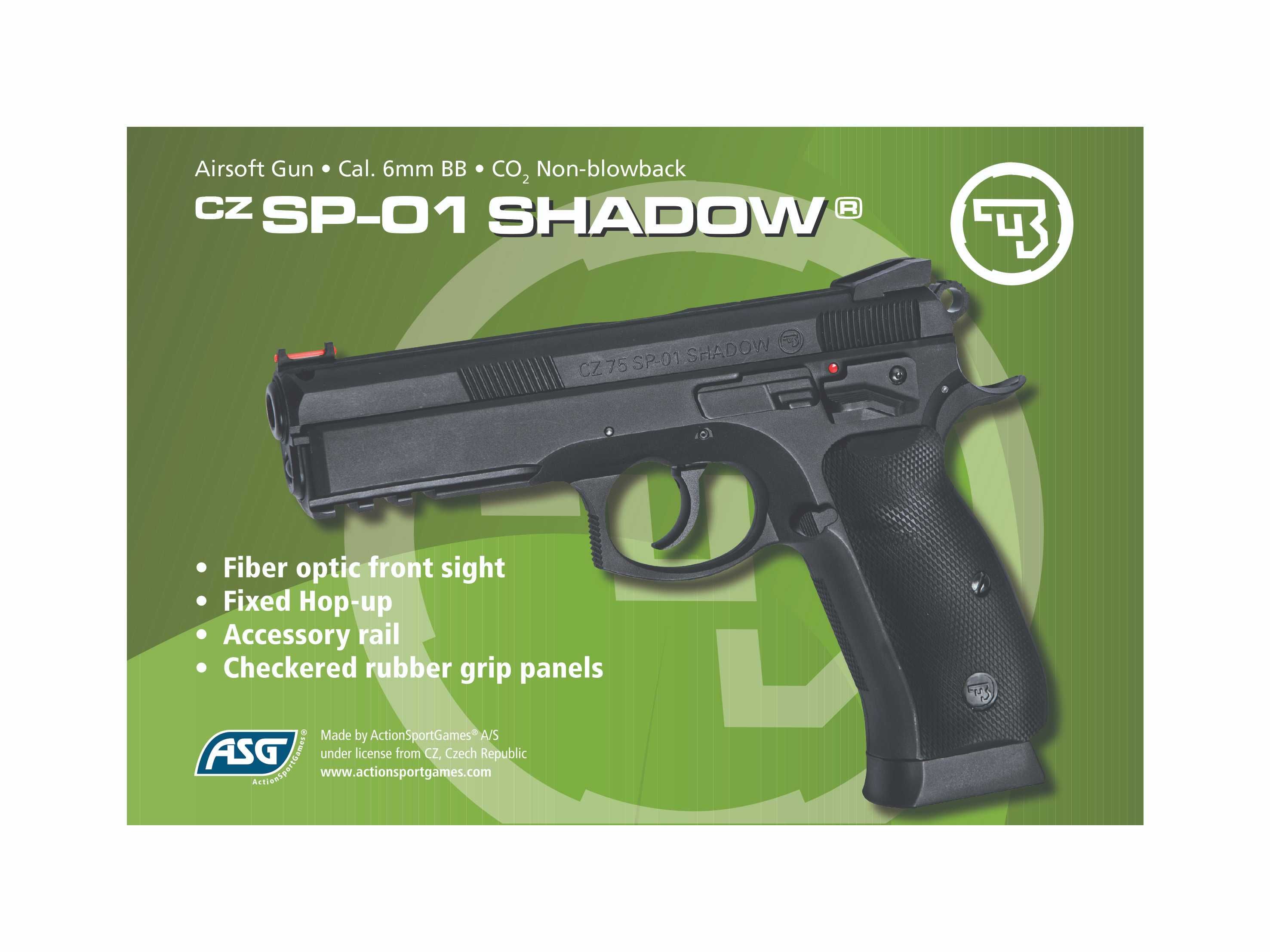 Еърсофт пистолет CZ SP-01 SHADOW CO2 airsoft