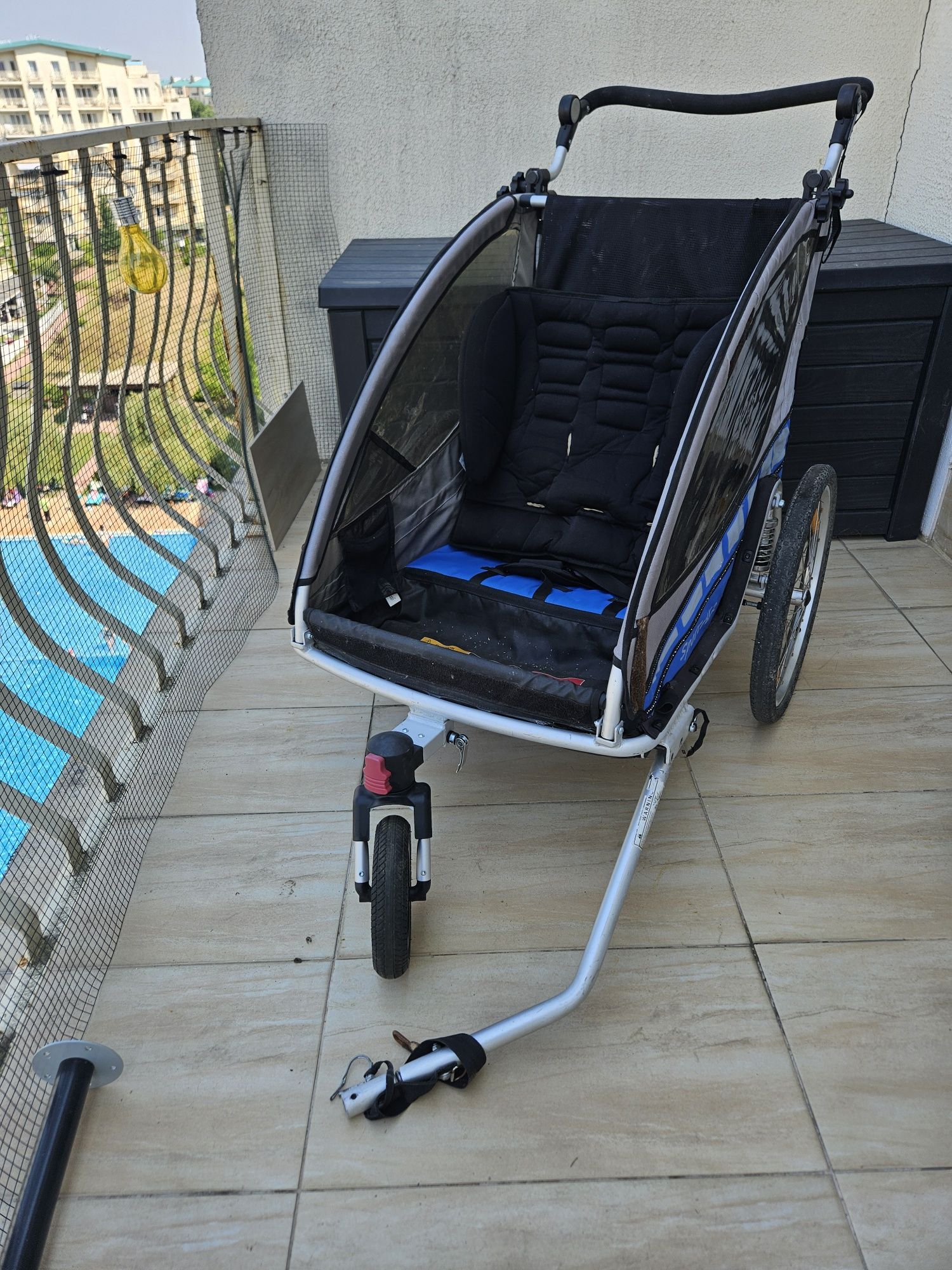 Remorca bicicleta pentru copii Qeridoo Sportrex 2