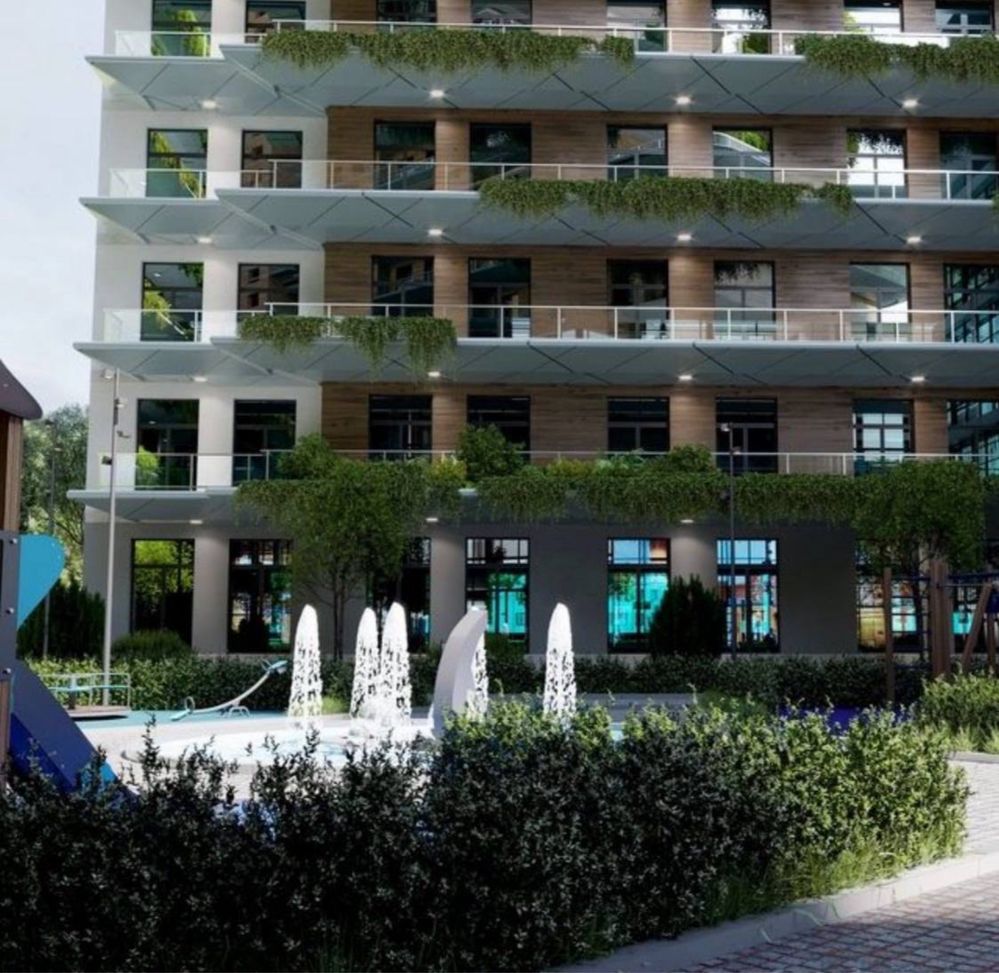 2-х комнатная квартира в ЖК Eco Towers , 60,50м2.