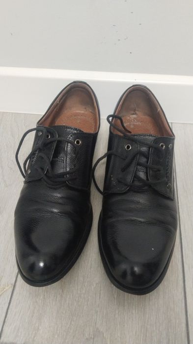 Кожаный туфли мужские бу