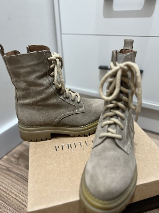 Ботинки замшевые зима