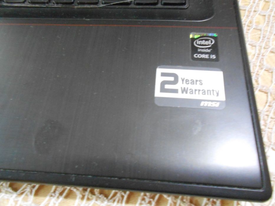 Лаптоп MSI GP70 Leopard i5 4th generation 8 gb ram 17,3"