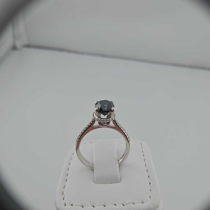 Inel aur 18k cu diamante naturale 1,82 kt