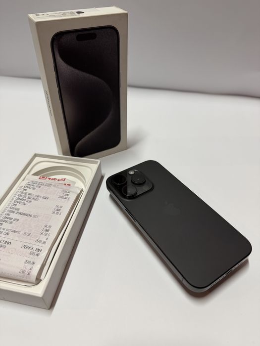 iPhone 15 Pro 256GB Black Titanium