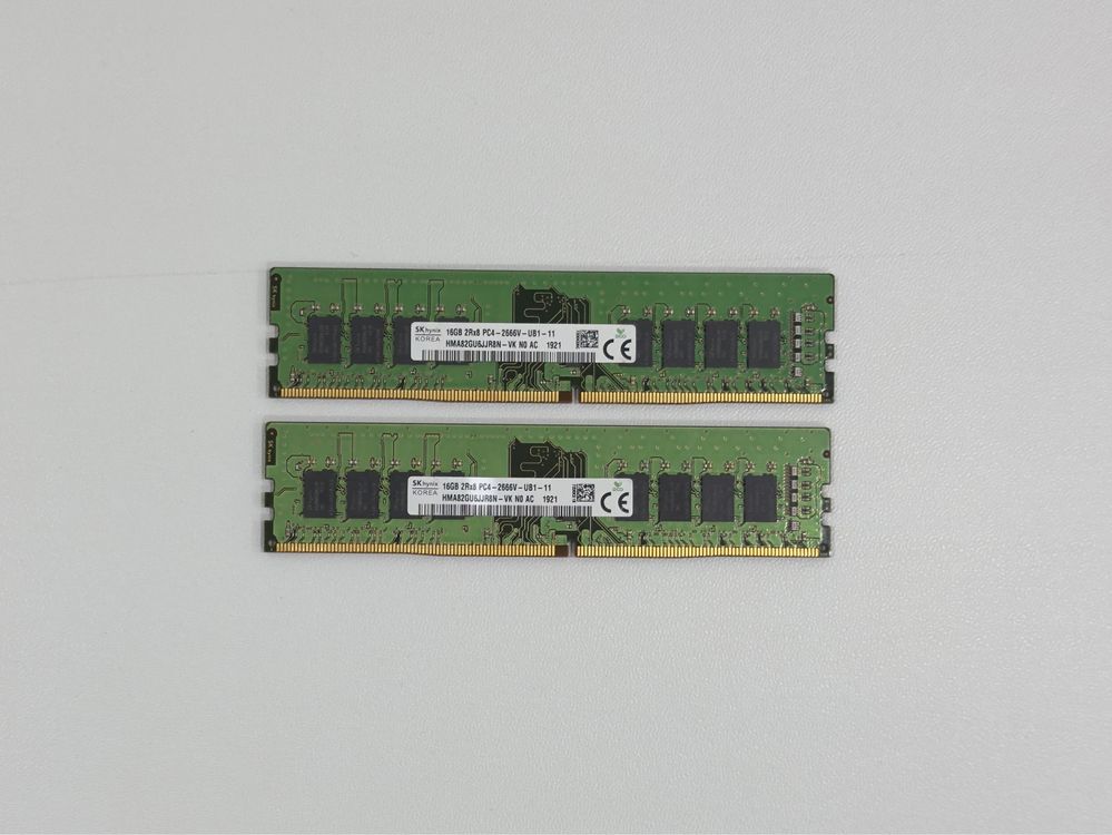 DDR4 2666 mhz 16GB Hynix (HMA82GU6JJR8N - VK NO AC)