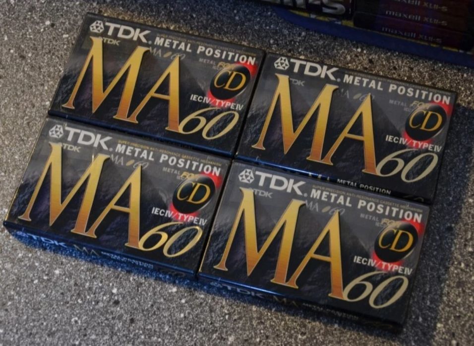 Casetă audio Metal TDK MA Alloy Formulation 60min. Made in Japan