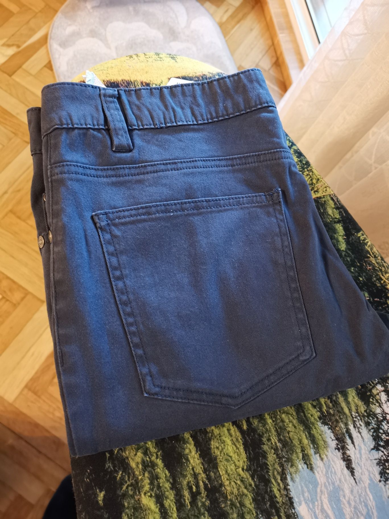 Pantaloni barbati, Pier One, marimea M, dark blue, cu eticheta