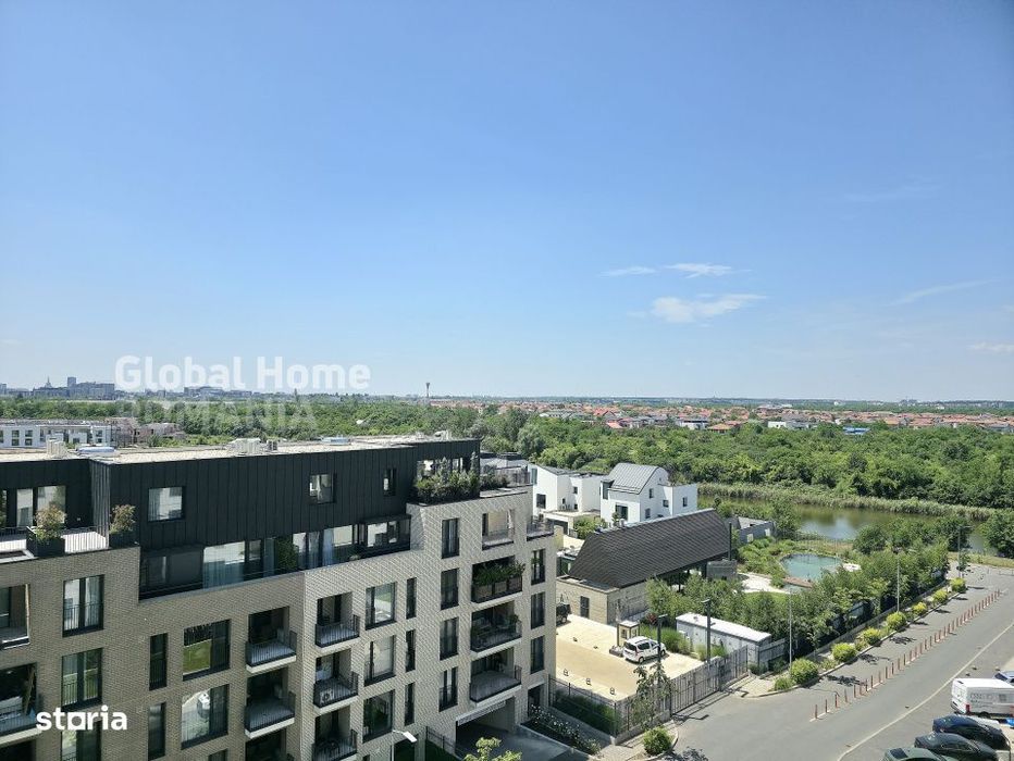 Open View 3 Rooms Penthouse + Terrace 16SQM | H Pipera Lake - Porsche